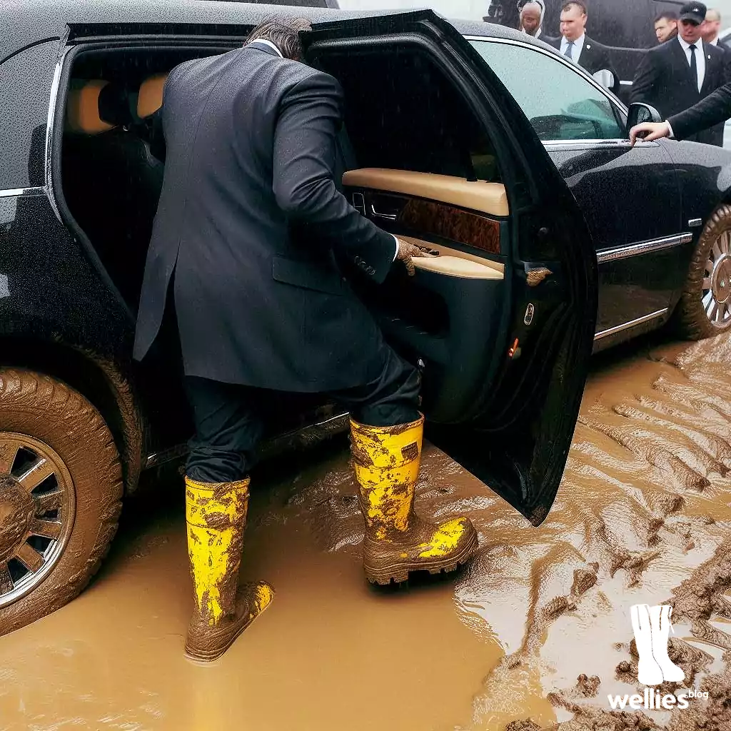 Politicians in Wellies (photo: AI)