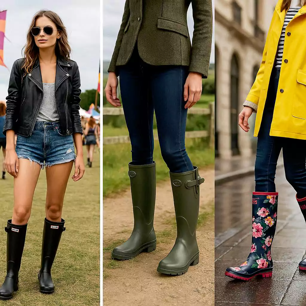 Celebrities wear wellies (Image: AI)
